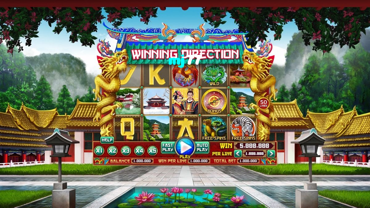 mj77 casino presented on mobile device in Pakistan with slots and live games